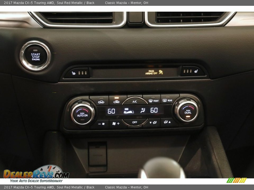 2017 Mazda CX-5 Touring AWD Soul Red Metallic / Black Photo #13