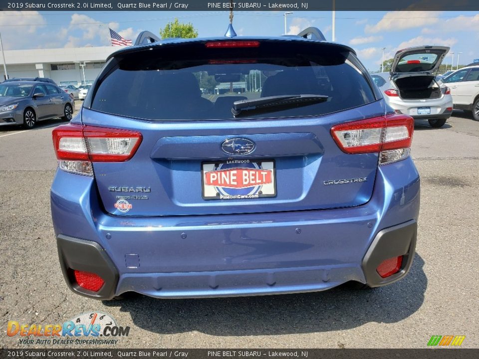 2019 Subaru Crosstrek 2.0i Limited Quartz Blue Pearl / Gray Photo #5