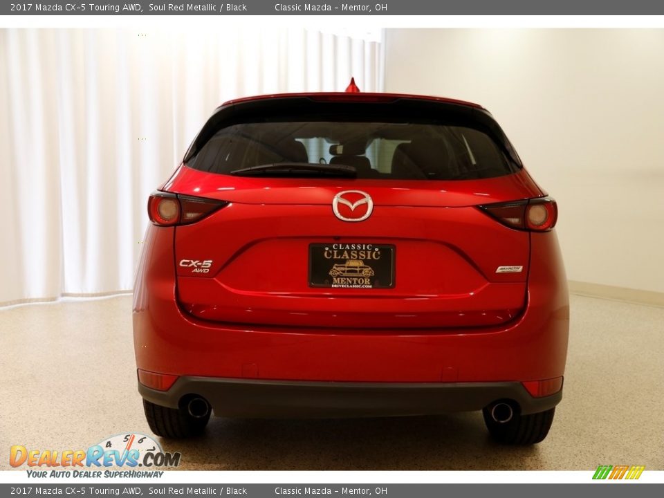2017 Mazda CX-5 Touring AWD Soul Red Metallic / Black Photo #19