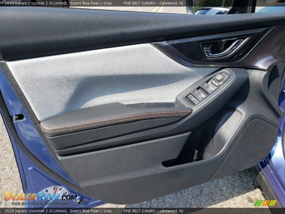 2019 Subaru Crosstrek 2.0i Limited Quartz Blue Pearl / Gray Photo #8