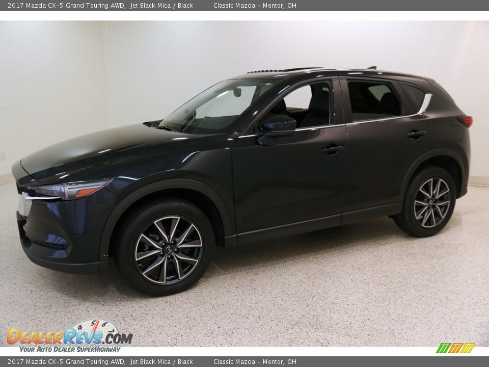 2017 Mazda CX-5 Grand Touring AWD Jet Black Mica / Black Photo #3