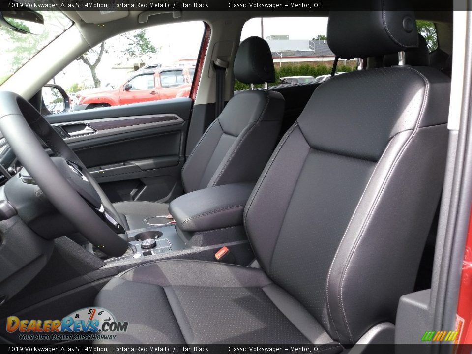 2019 Volkswagen Atlas SE 4Motion Fortana Red Metallic / Titan Black Photo #3