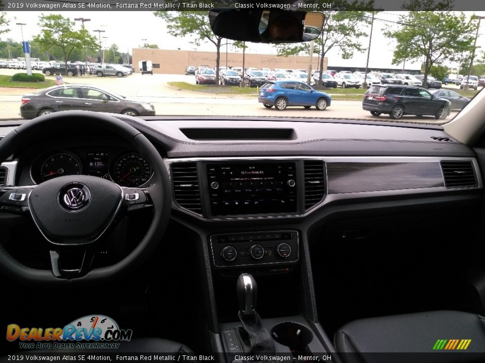 2019 Volkswagen Atlas SE 4Motion Fortana Red Metallic / Titan Black Photo #4