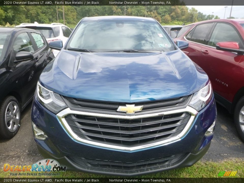 2020 Chevrolet Equinox LT AWD Pacific Blue Metallic / Jet Black Photo #3
