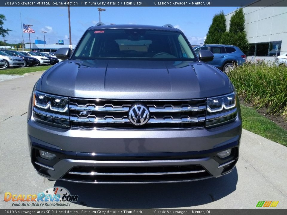 2019 Volkswagen Atlas SE R-Line 4Motion Platinum Gray Metallic / Titan Black Photo #2