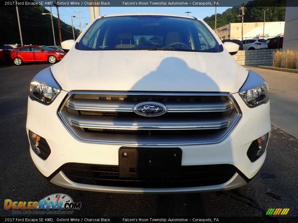 2017 Ford Escape SE 4WD Oxford White / Charcoal Black Photo #8