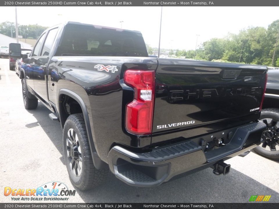 2020 Chevrolet Silverado 2500HD Custom Crew Cab 4x4 Black / Jet Black Photo #3