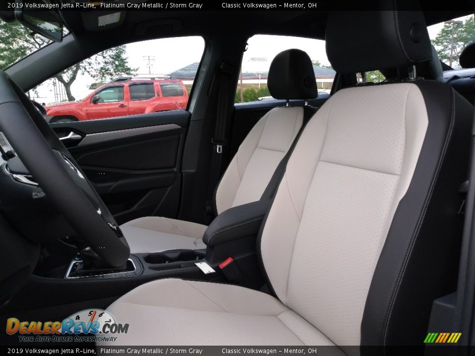 2019 Volkswagen Jetta R-Line Platinum Gray Metallic / Storm Gray Photo #3