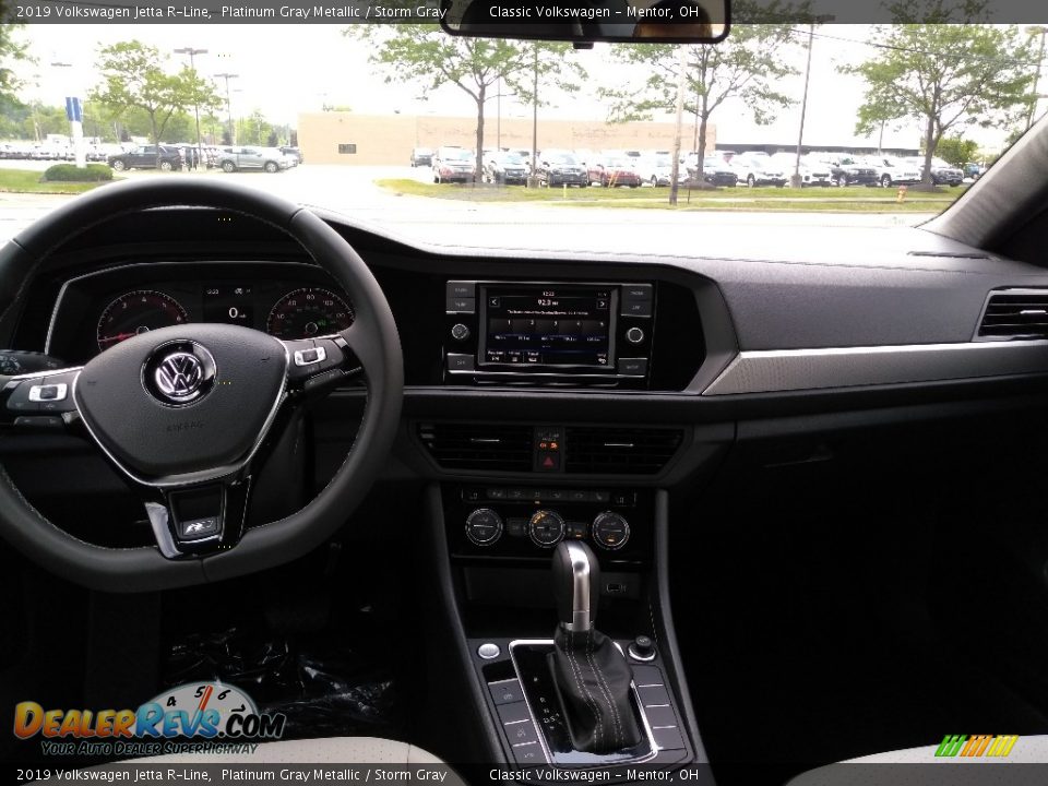 2019 Volkswagen Jetta R-Line Platinum Gray Metallic / Storm Gray Photo #4