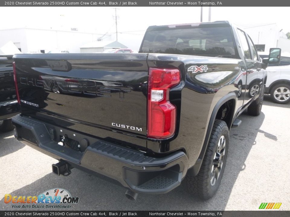 2020 Chevrolet Silverado 2500HD Custom Crew Cab 4x4 Black / Jet Black Photo #5