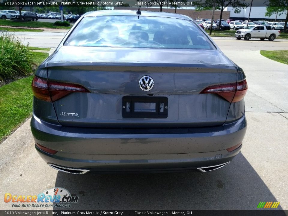 2019 Volkswagen Jetta R-Line Platinum Gray Metallic / Storm Gray Photo #5