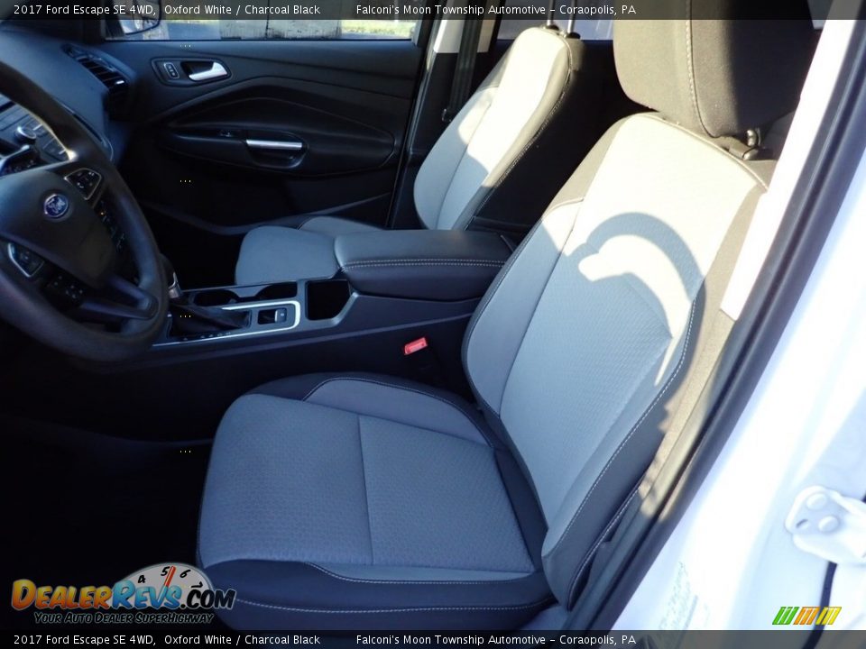 2017 Ford Escape SE 4WD Oxford White / Charcoal Black Photo #15