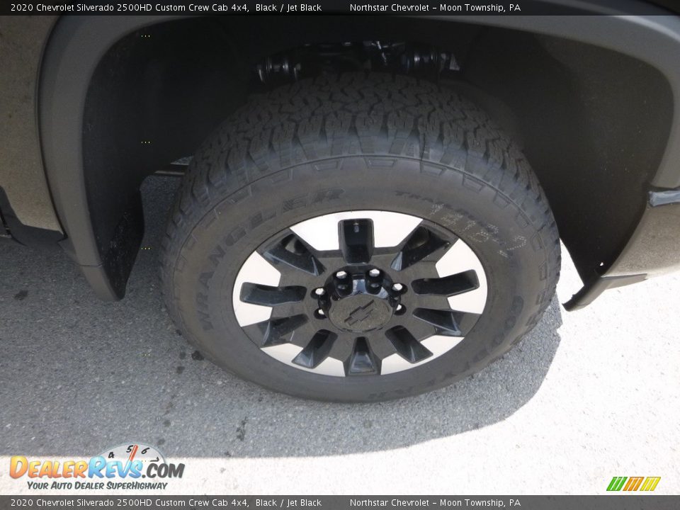 2020 Chevrolet Silverado 2500HD Custom Crew Cab 4x4 Black / Jet Black Photo #9