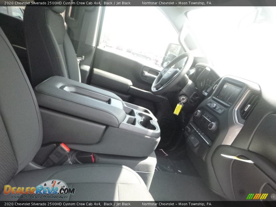 2020 Chevrolet Silverado 2500HD Custom Crew Cab 4x4 Black / Jet Black Photo #10