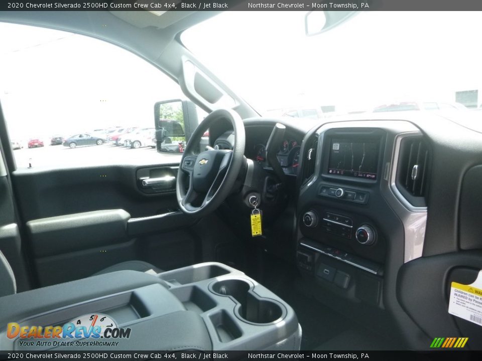 2020 Chevrolet Silverado 2500HD Custom Crew Cab 4x4 Black / Jet Black Photo #11