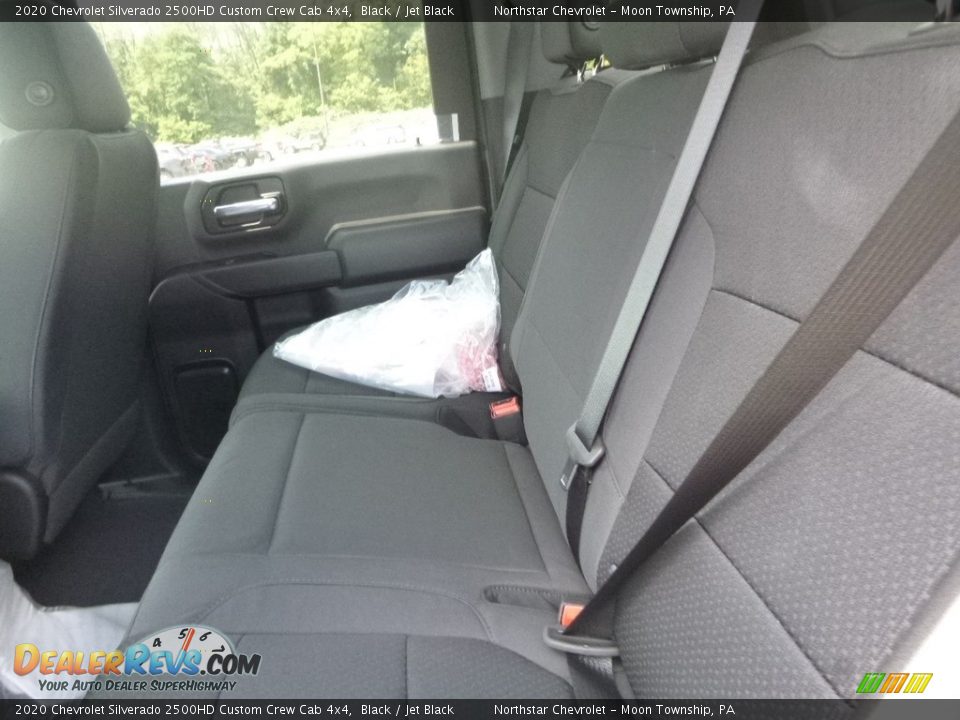 2020 Chevrolet Silverado 2500HD Custom Crew Cab 4x4 Black / Jet Black Photo #13
