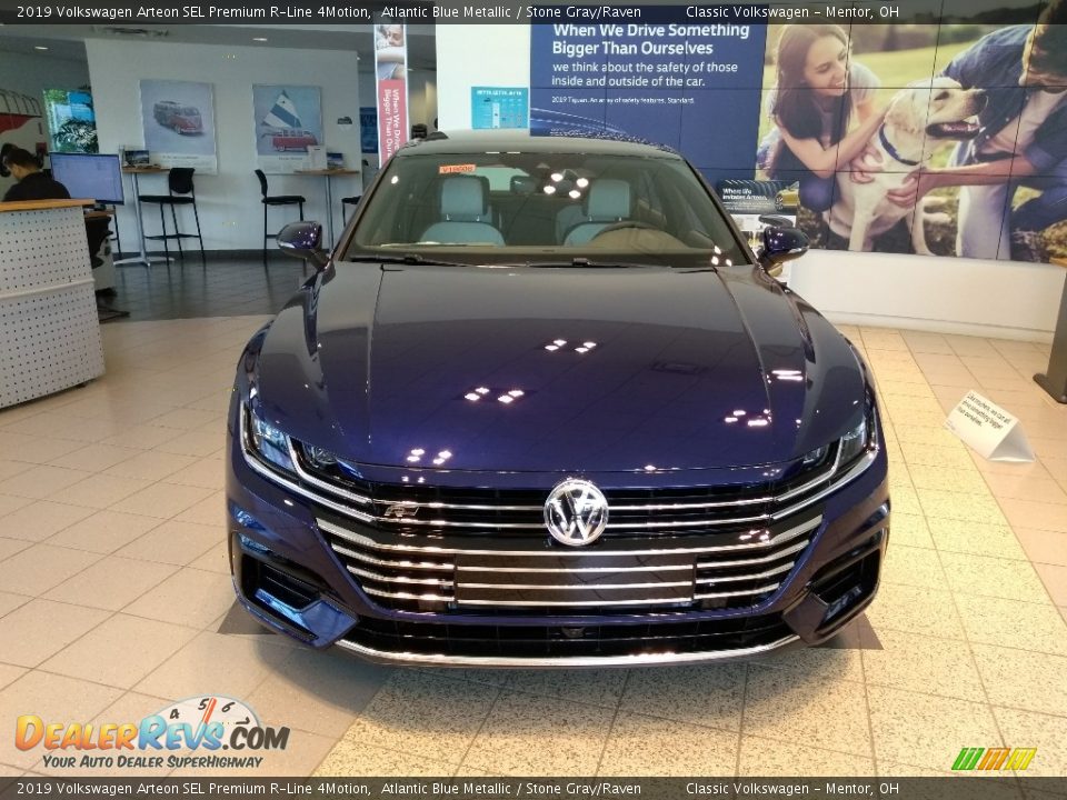 2019 Volkswagen Arteon SEL Premium R-Line 4Motion Atlantic Blue Metallic / Stone Gray/Raven Photo #1