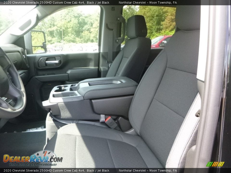 2020 Chevrolet Silverado 2500HD Custom Crew Cab 4x4 Black / Jet Black Photo #15