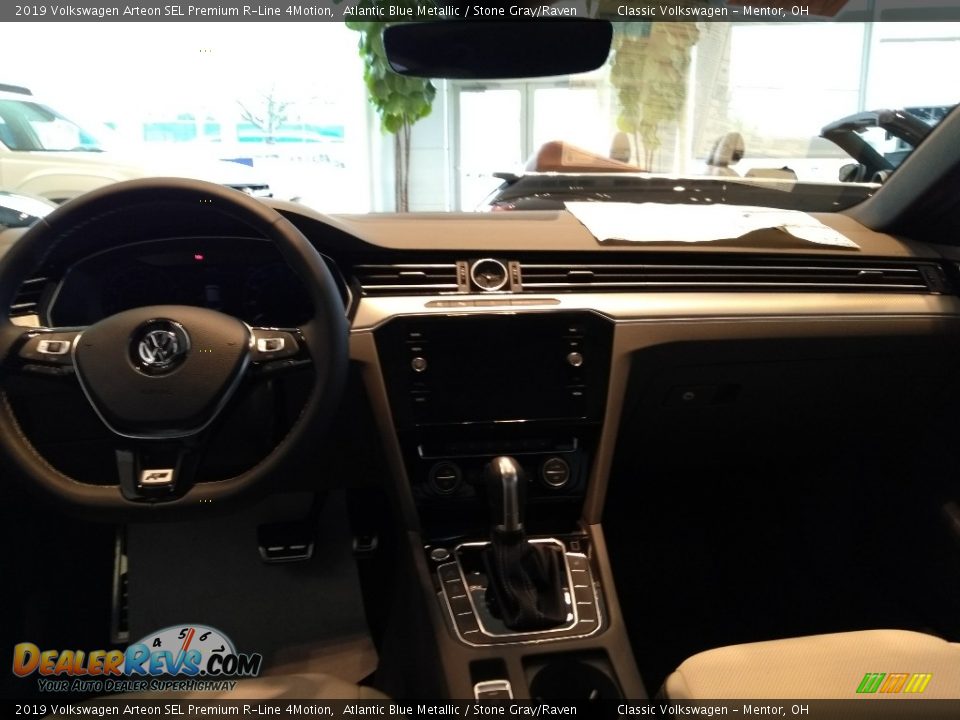 2019 Volkswagen Arteon SEL Premium R-Line 4Motion Atlantic Blue Metallic / Stone Gray/Raven Photo #3