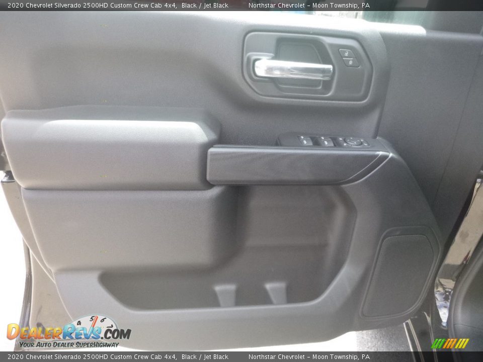2020 Chevrolet Silverado 2500HD Custom Crew Cab 4x4 Black / Jet Black Photo #16