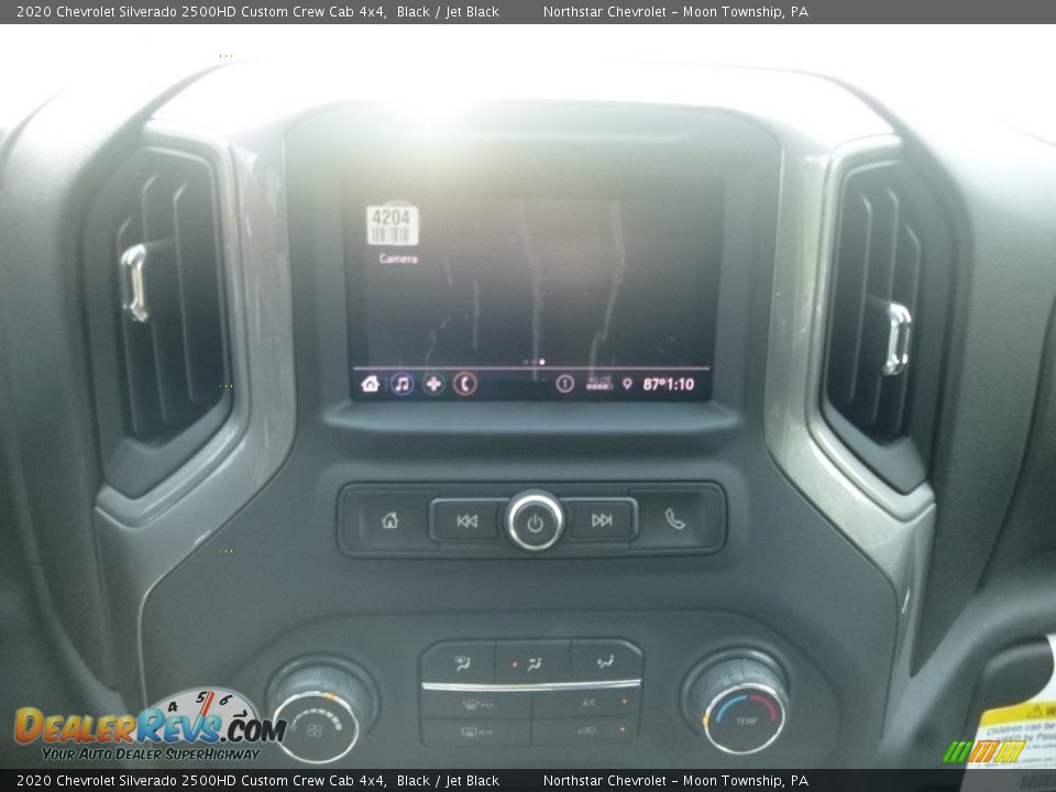 2020 Chevrolet Silverado 2500HD Custom Crew Cab 4x4 Black / Jet Black Photo #18