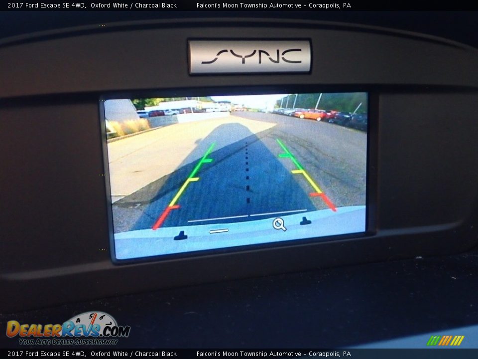 2017 Ford Escape SE 4WD Oxford White / Charcoal Black Photo #25