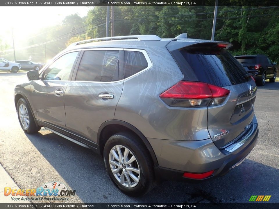 2017 Nissan Rogue SV AWD Gun Metallic / Charcoal Photo #5