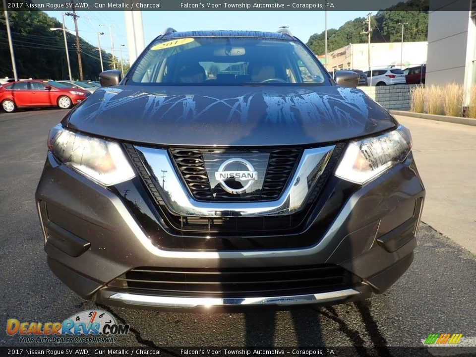 2017 Nissan Rogue SV AWD Gun Metallic / Charcoal Photo #8