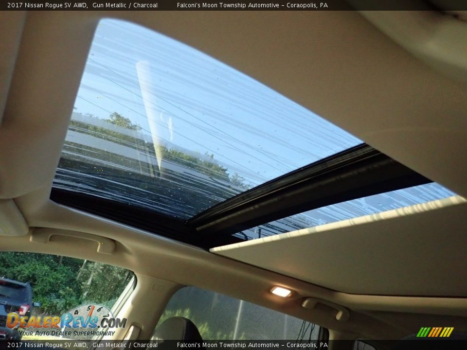 2017 Nissan Rogue SV AWD Gun Metallic / Charcoal Photo #20