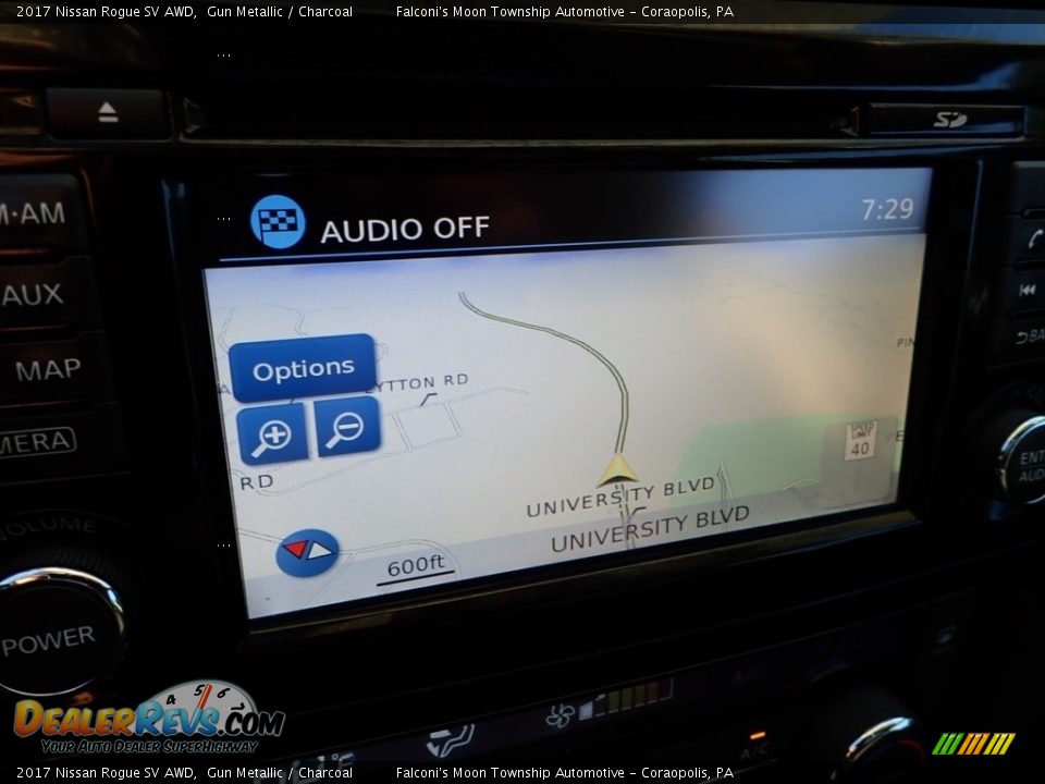 2017 Nissan Rogue SV AWD Gun Metallic / Charcoal Photo #21