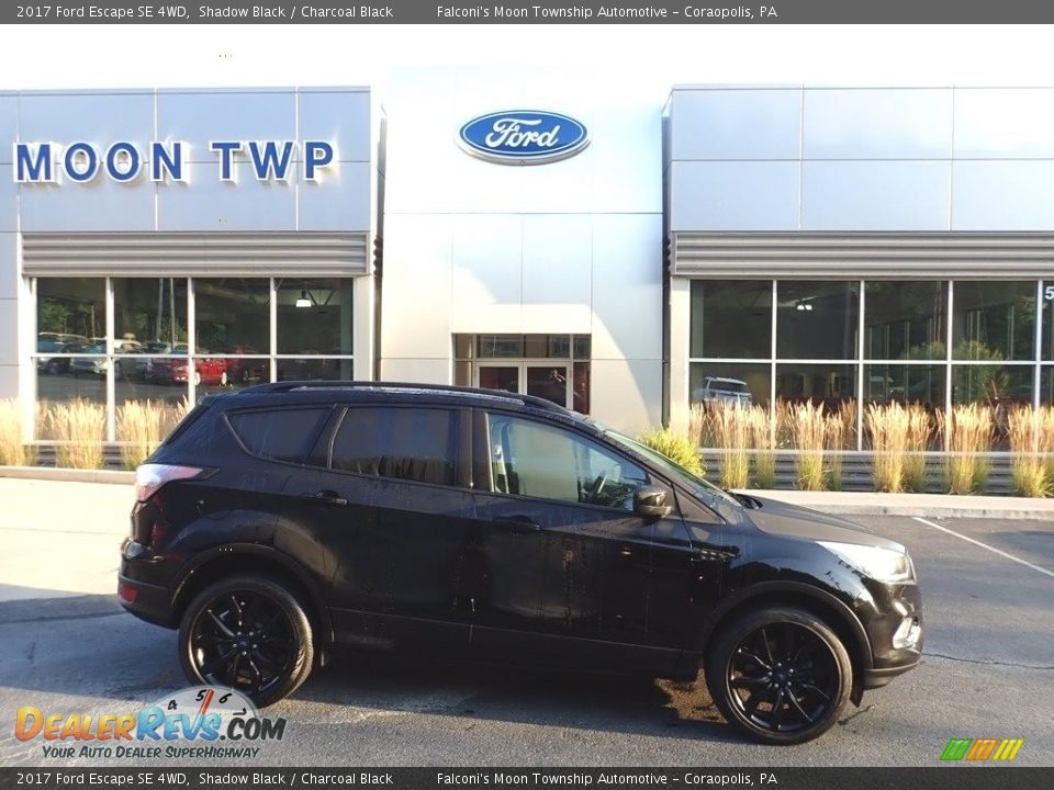 2017 Ford Escape SE 4WD Shadow Black / Charcoal Black Photo #1