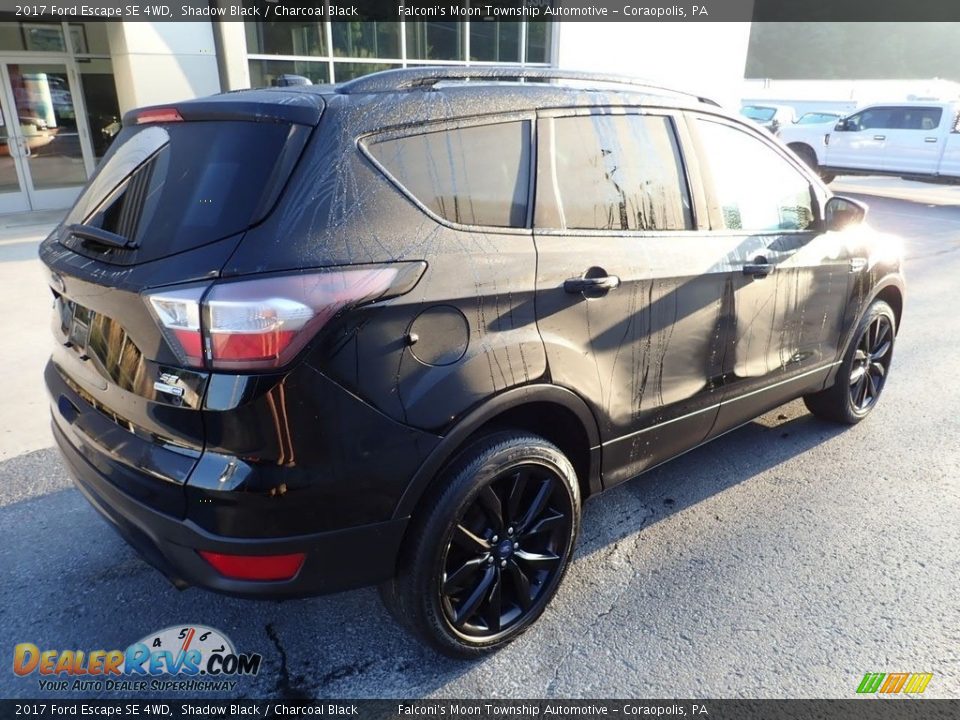 2017 Ford Escape SE 4WD Shadow Black / Charcoal Black Photo #2