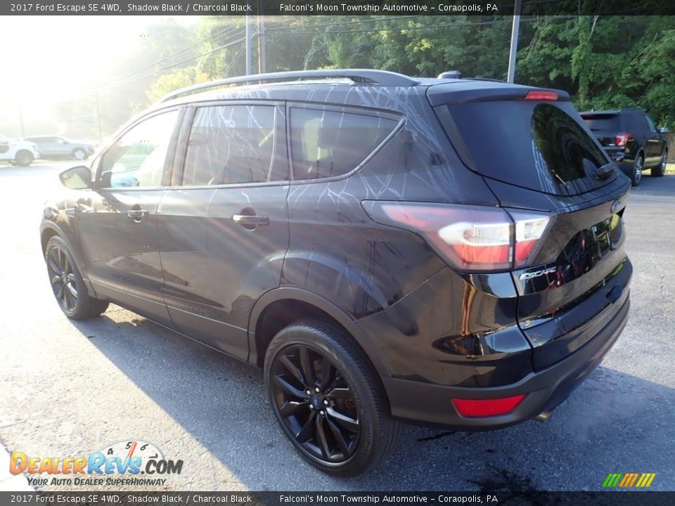 2017 Ford Escape SE 4WD Shadow Black / Charcoal Black Photo #5