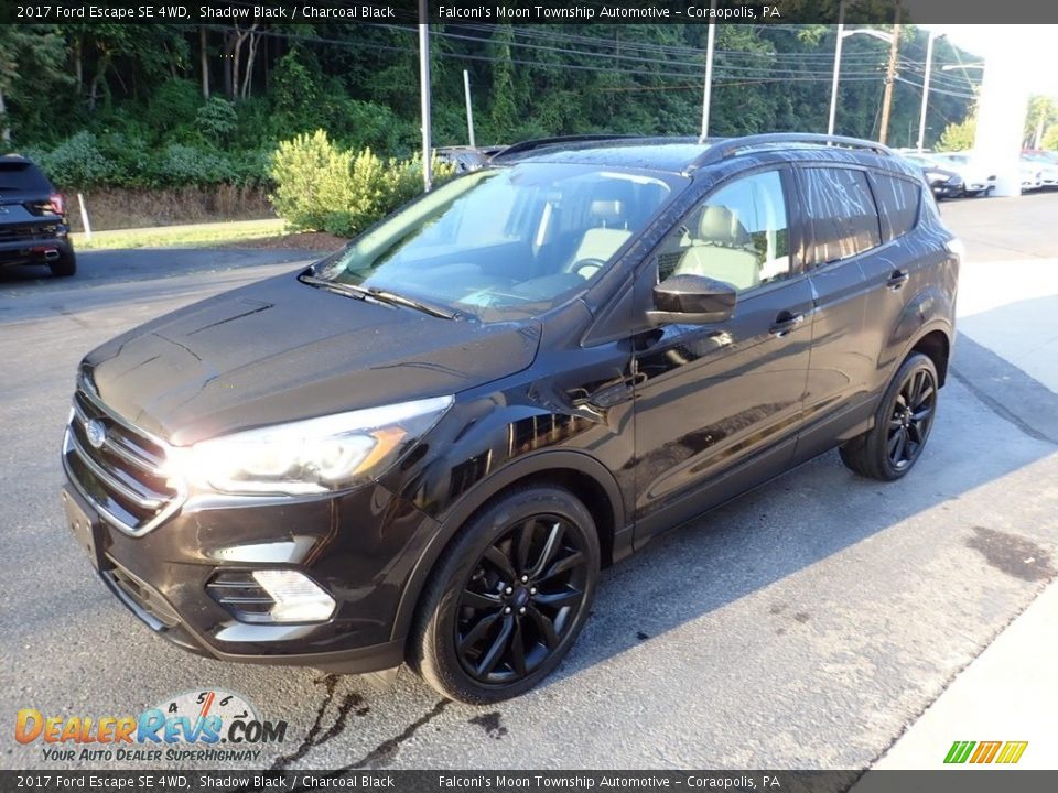 2017 Ford Escape SE 4WD Shadow Black / Charcoal Black Photo #7