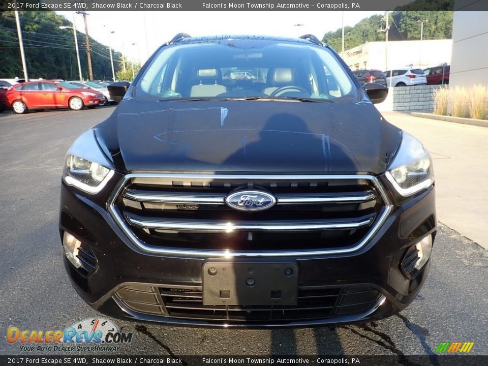 2017 Ford Escape SE 4WD Shadow Black / Charcoal Black Photo #8