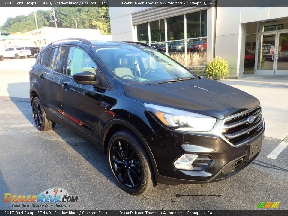 2017 Ford Escape SE 4WD Shadow Black / Charcoal Black Photo #9