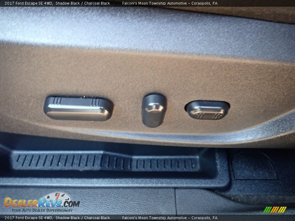 2017 Ford Escape SE 4WD Shadow Black / Charcoal Black Photo #20