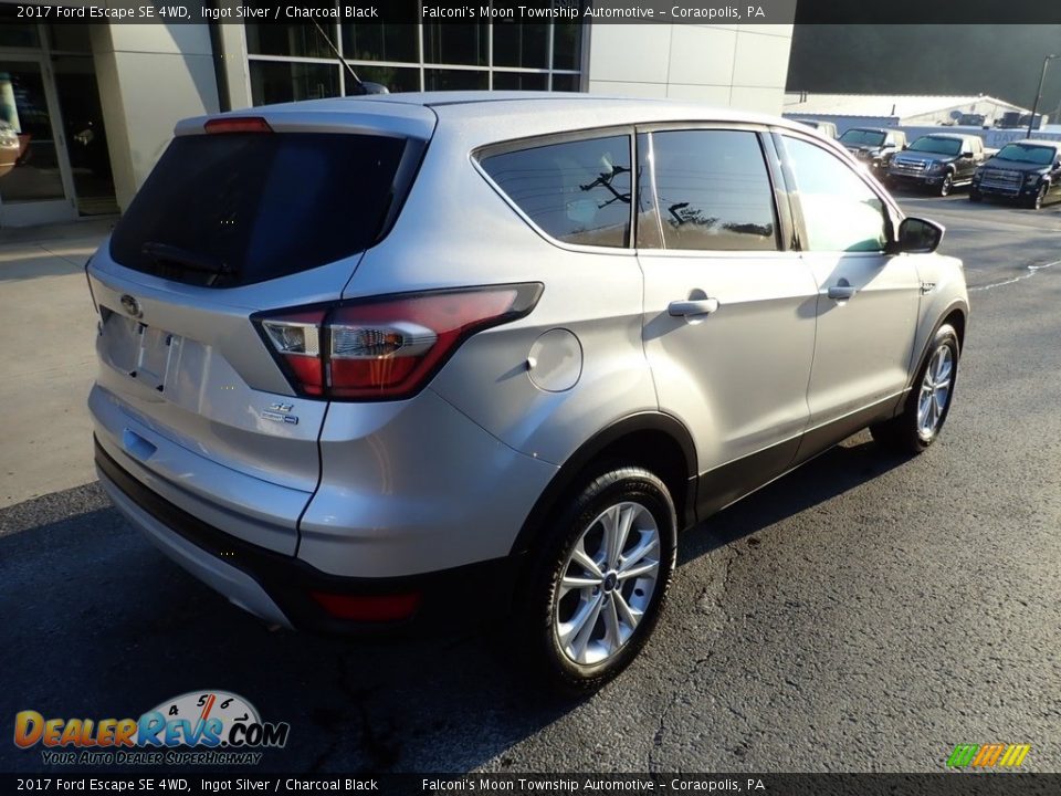 2017 Ford Escape SE 4WD Ingot Silver / Charcoal Black Photo #2