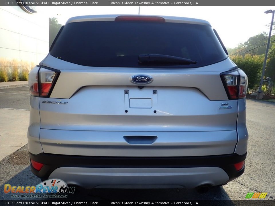 2017 Ford Escape SE 4WD Ingot Silver / Charcoal Black Photo #3