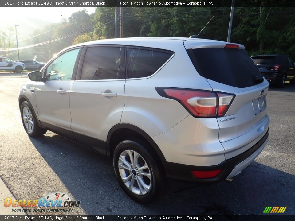 2017 Ford Escape SE 4WD Ingot Silver / Charcoal Black Photo #5