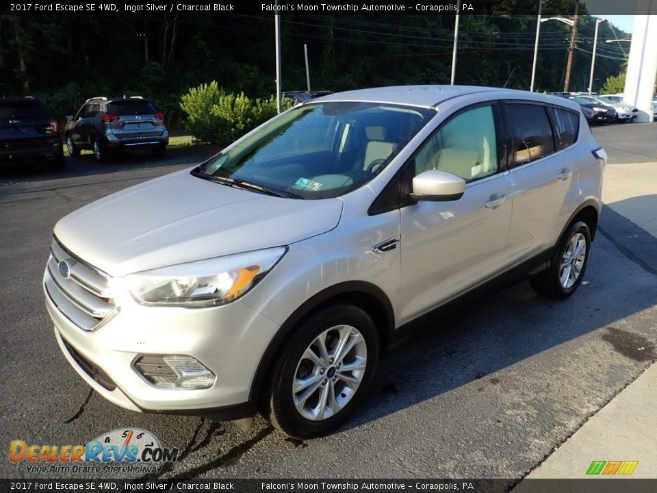 2017 Ford Escape SE 4WD Ingot Silver / Charcoal Black Photo #7