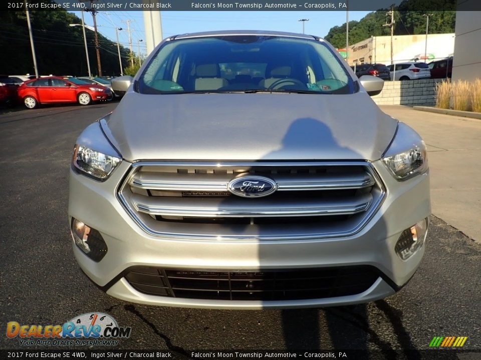 2017 Ford Escape SE 4WD Ingot Silver / Charcoal Black Photo #8