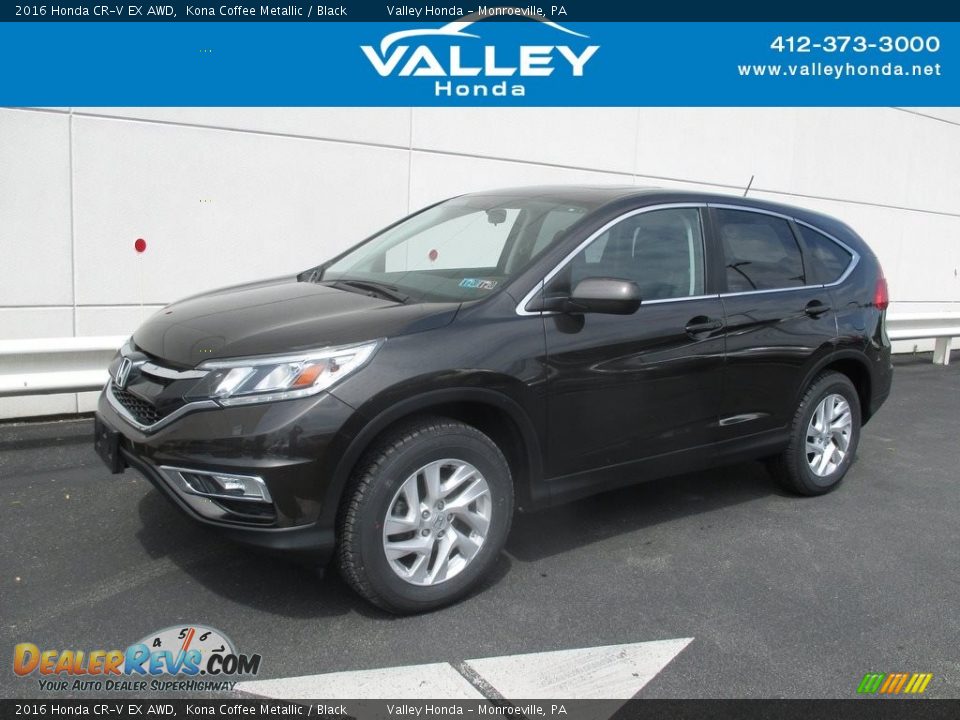 2016 Honda CR-V EX AWD Kona Coffee Metallic / Black Photo #1