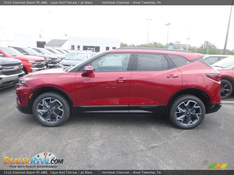 2019 Chevrolet Blazer RS AWD Cajun Red Tintcoat / Jet Black Photo #2