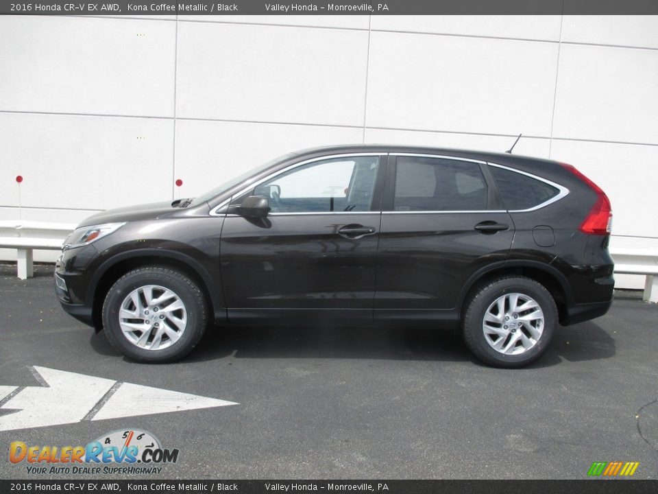 2016 Honda CR-V EX AWD Kona Coffee Metallic / Black Photo #2