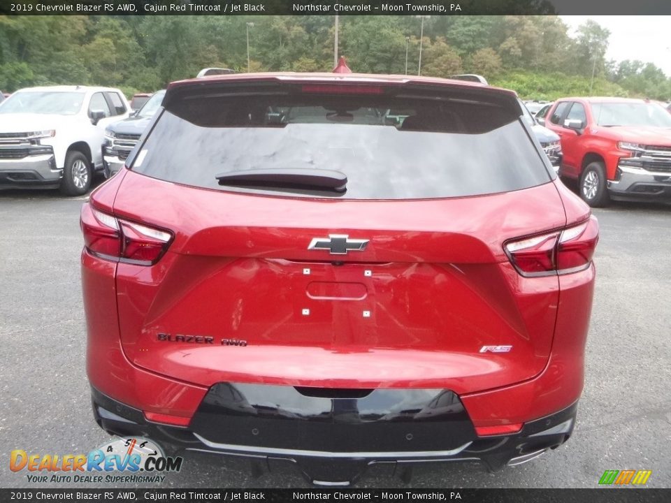 2019 Chevrolet Blazer RS AWD Cajun Red Tintcoat / Jet Black Photo #4