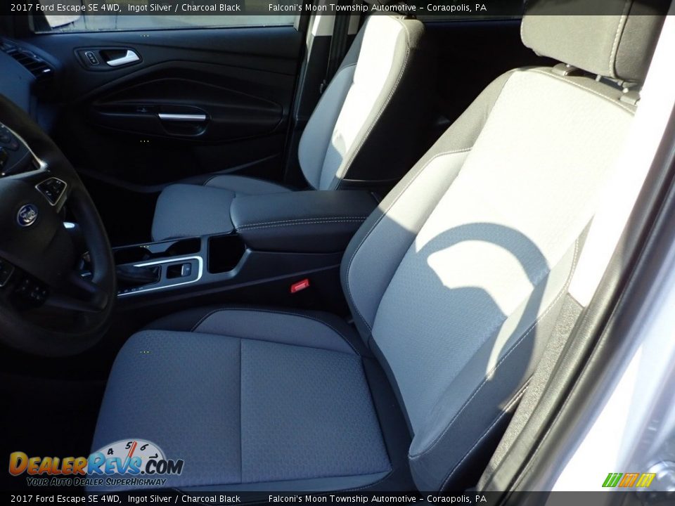 2017 Ford Escape SE 4WD Ingot Silver / Charcoal Black Photo #15