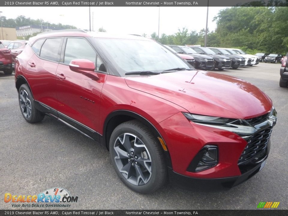 2019 Chevrolet Blazer RS AWD Cajun Red Tintcoat / Jet Black Photo #7