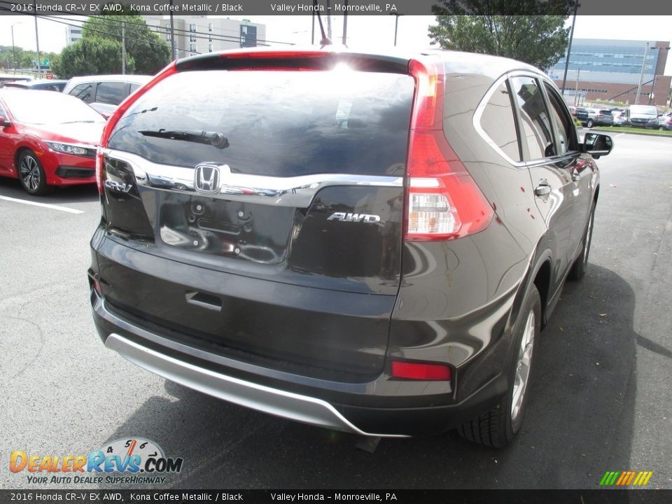 2016 Honda CR-V EX AWD Kona Coffee Metallic / Black Photo #5
