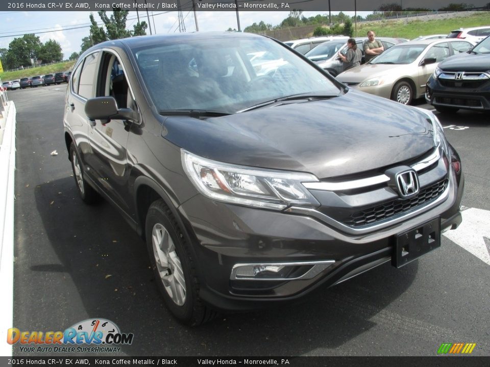 2016 Honda CR-V EX AWD Kona Coffee Metallic / Black Photo #7